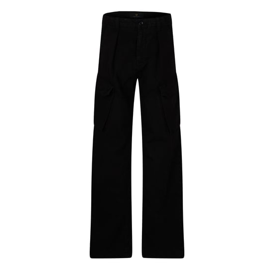 Men's Belstaff Stanham Cargo Trousers in Black - Image 1