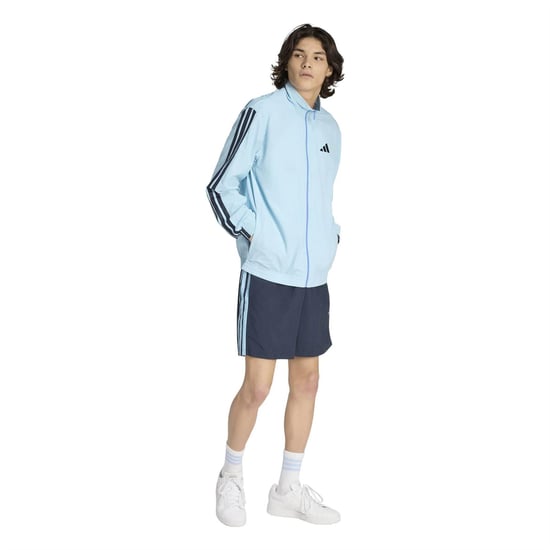 Men's adidas Tracksuit Top in Icey Blue/Night - Image 6