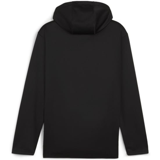 Men's Puma Teamfinal Training Fleece Jacket Tracksuit Top in Black/Silver - Image 2