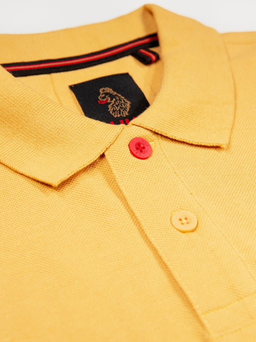 Luke 1977 Men's New Mead Polo in Amber - Image 6