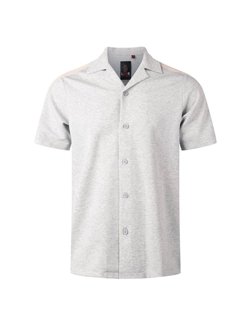 Luke 1977 Men's Peking Shirt in Mid Mrl Grey - Image 1