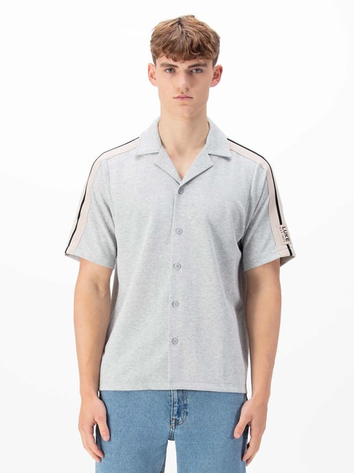 Luke 1977 Men's Peking Shirt in Mid Mrl Grey - Image 2