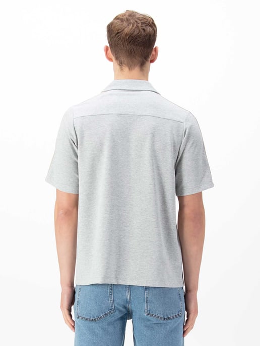 Luke 1977 Men's Peking Shirt in Mid Mrl Grey - Image 4