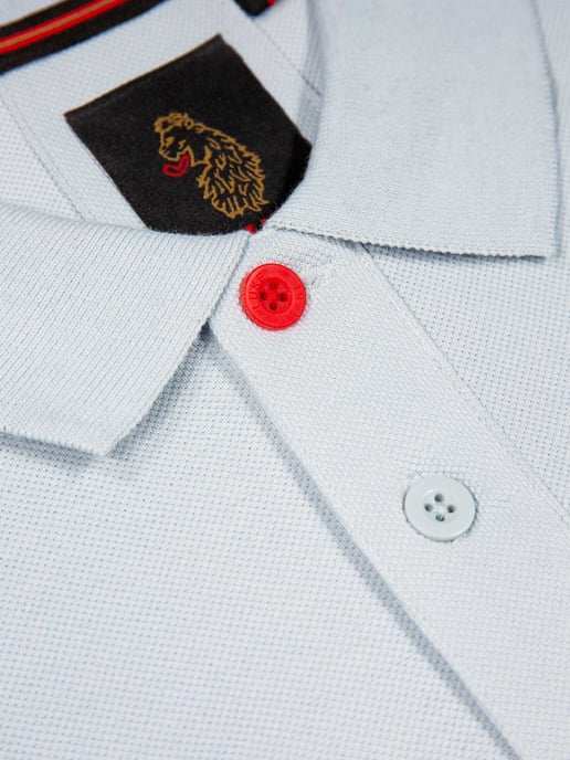 Luke 1977 Men's New Mead 1000 Polo in Sky Blue - Image 6