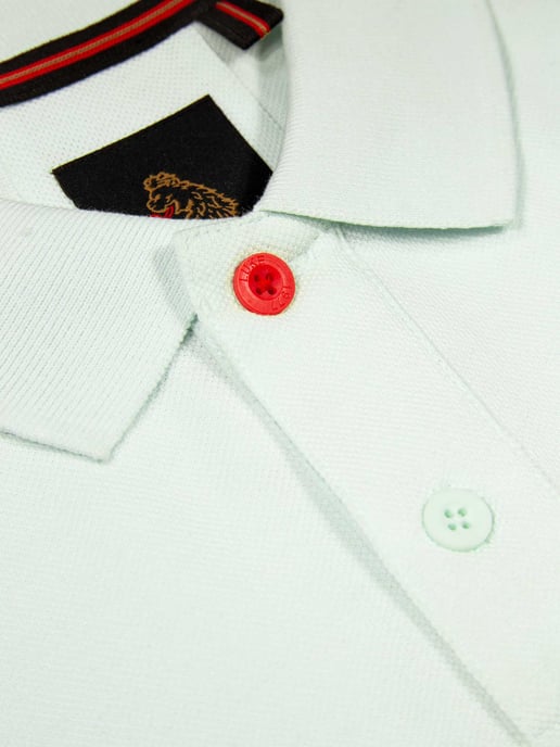 Luke 1977 Men's New Mead 1000 Polo in Washed Mint - Image 6
