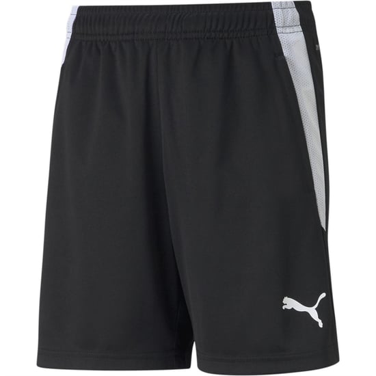 Boys Puma Teamliga Training Shorts Jr Football Short Unisex Kids in Black-White - Image 1