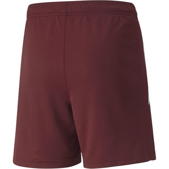 Boys Puma Teamliga Shorts Jr Football Short Unisex Kids in Cordovan-White - Image 2