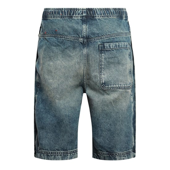 Men's Diesel D Axfor Short Denim Shorts in Blue Denim - Image 2