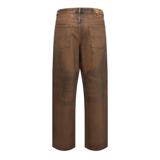 Men's Diesel 2001 D Macro Wide Leg Jeans in Blue Denim - Image 2