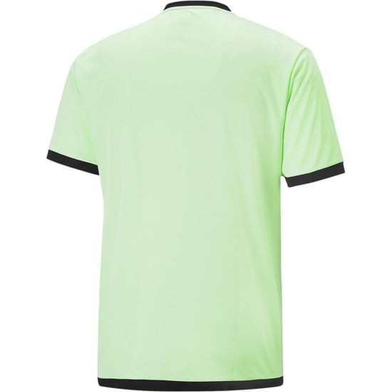 Men's Puma Teamliga Referee Jersey Shirt in Fizzy Lime/Blk - Image 2