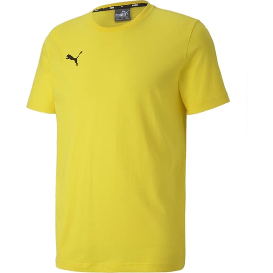 Men's Puma Teamgoal 23 Casuals Tee T Shirt Mens in Cyber Yellow - Image 1