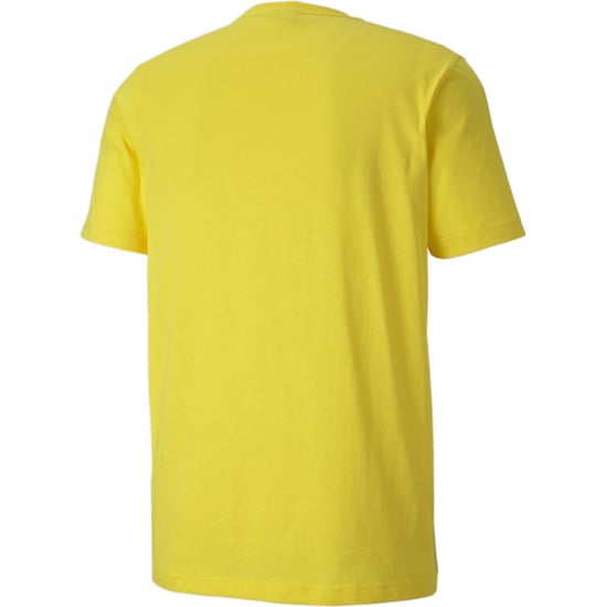 Men's Puma Teamgoal 23 Casuals Tee T Shirt Mens in Cyber Yellow - Image 2