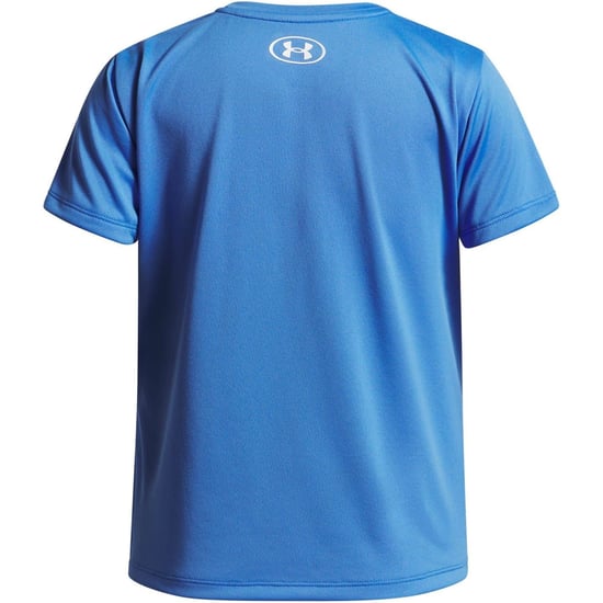 Girls Under Armour Tech Short Sleeve Performance Gym Top in Blue Atlantis - Image 2