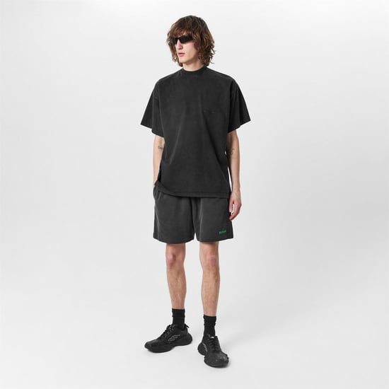 Men's Balenciaga Oversized T-Shirt in Washed Black - Image 4