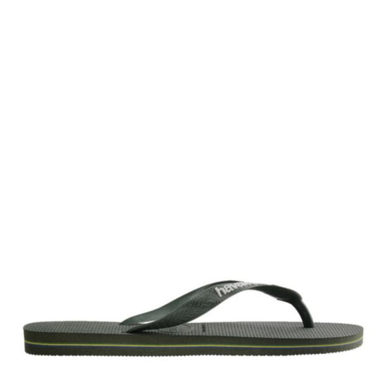 Havaianas brasil logo | green/olive teenslippers unisex - Image 3