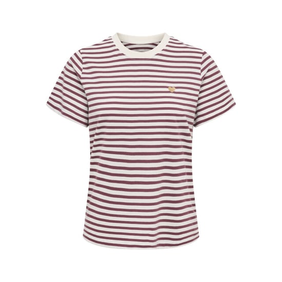 Jacqueline de Yong Jdy pisa gestreept t-shirt met hartje - Image 3