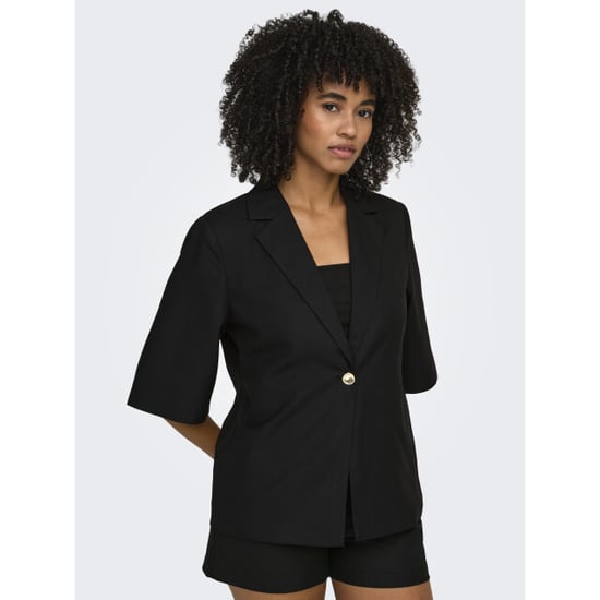 Only Onlbaia linnen blazer met halflange mouwen - Image 1