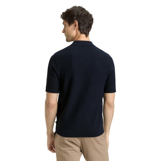 Tom Tailor Gebreide polo met structuur - Image 2