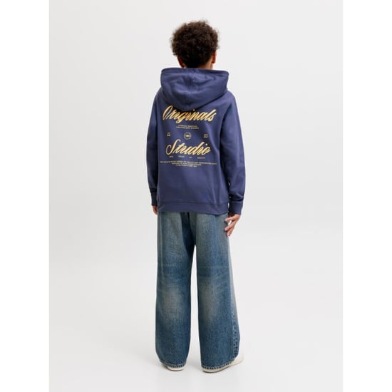 Jack & Jones Jornorrebro typo back sweat hood sn jnr raf - Image 2