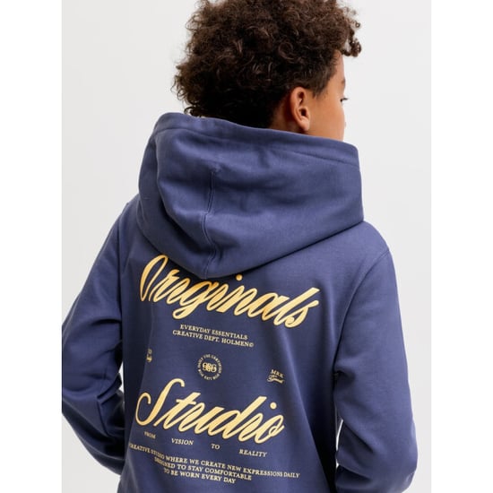 Jack & Jones Jornorrebro typo back sweat hood sn jnr raf - Image 3