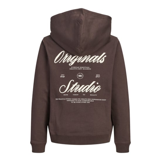 Jack & Jones Jornorrebro typo back sweat hood sn jnr - - Image 5