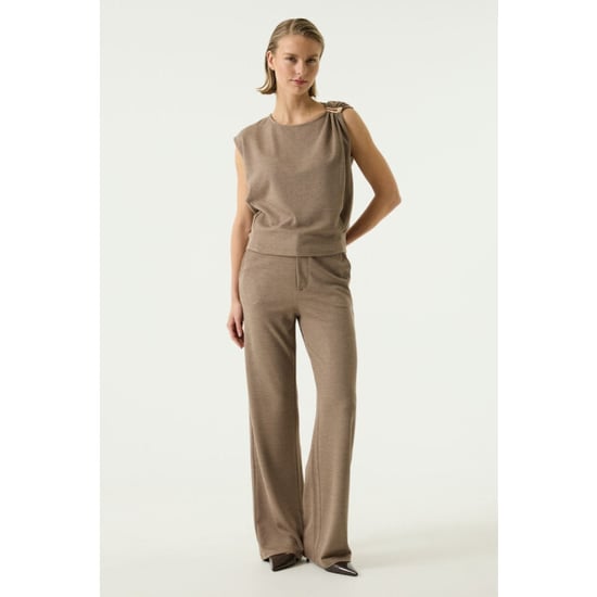 Garcia Jeans Lange taupe kleur broek taupe - Image 4