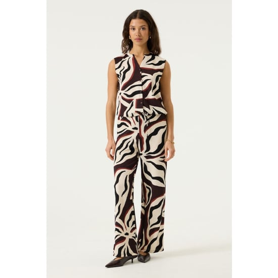 Garcia Jeans Top zonder mouwen met alloverprint ecru dessin - Image 2