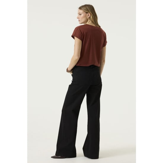 Garcia Jeans T-shirt korte mouw met lurex brique - Image 3