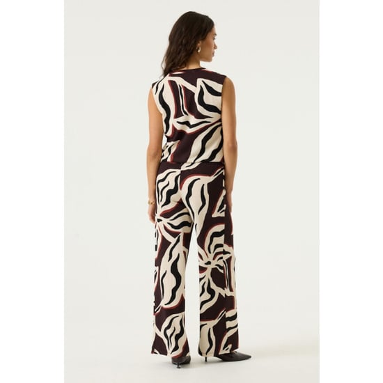 Garcia Jeans Top zonder mouwen met alloverprint ecru dessin - Image 5