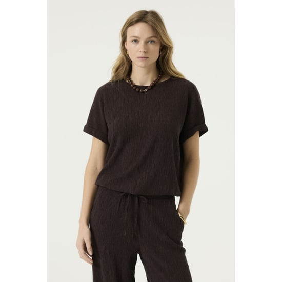 Garcia Jeans Top korte mouw met structuur - - Image 2