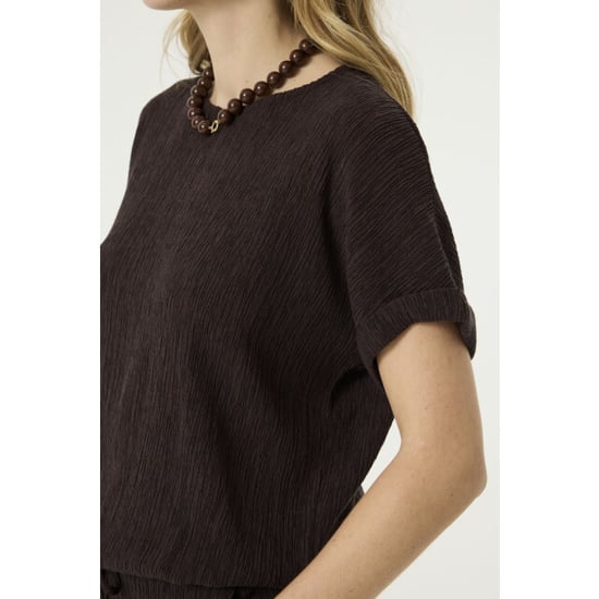 Garcia Jeans Top korte mouw met structuur - - Image 3