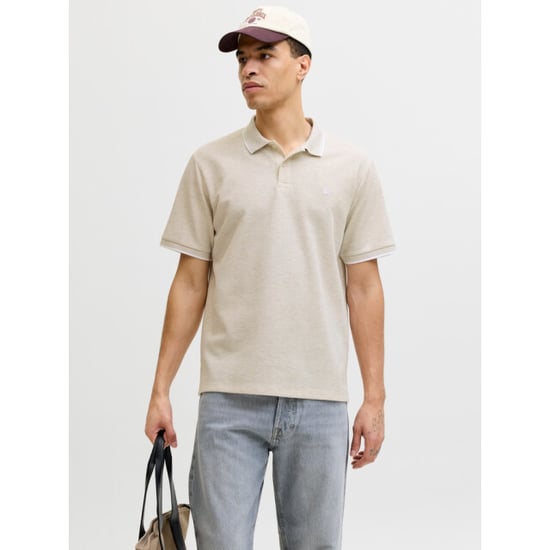 Jack & Jones Jjeaustin polo ss noos beige - Image 3