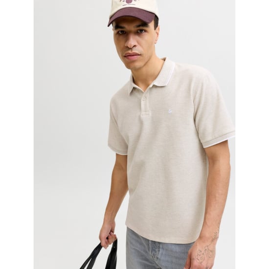 Jack & Jones Jjeaustin polo ss noos beige - Image 5