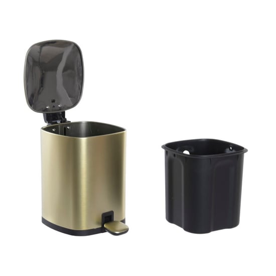 Casa di Elturo Pedaalemmer glam – 3 liter – mat goud – softclose – h24 cm – badkamer prullenbak - Image 3