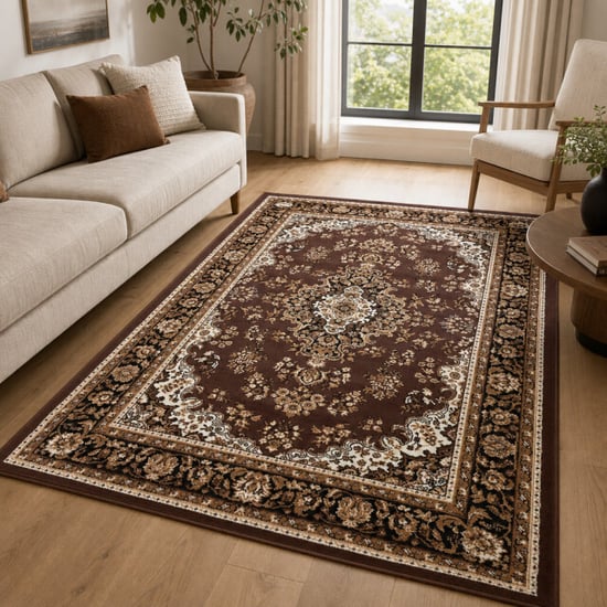 Muratap Nain klassiek vintage oosters vloerkleed medaillon 200x290 cm - Image 1