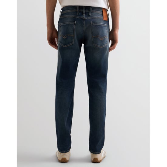 Men's Replay Anbass Slim-Fit Jeans in Blue - Image 3
