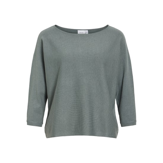 Vila Vimalu boatneck knit top met 3/4 mouwen - Image 2