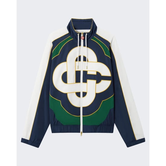 Casablanca Heren cc applique colourblock windbreaker jacket - Image 2