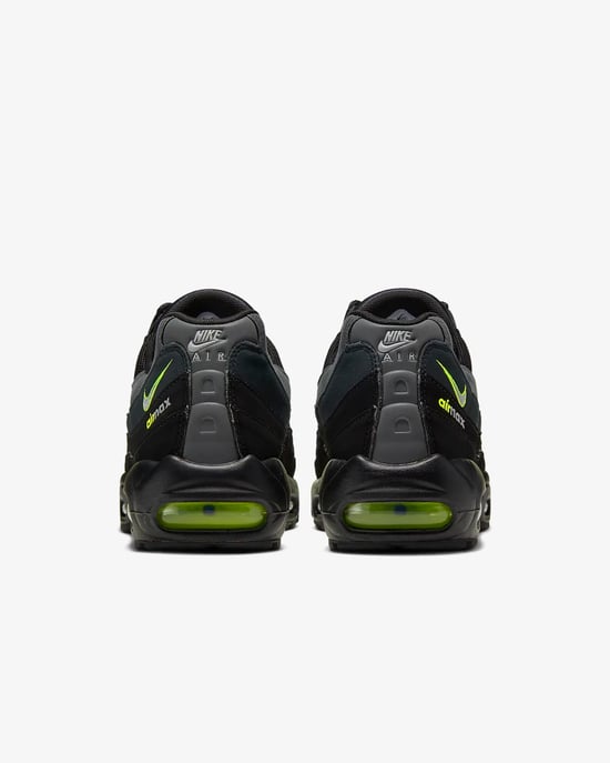 Nike Air Max 95 Retro Logo Black Volt Trainers  - Image 4