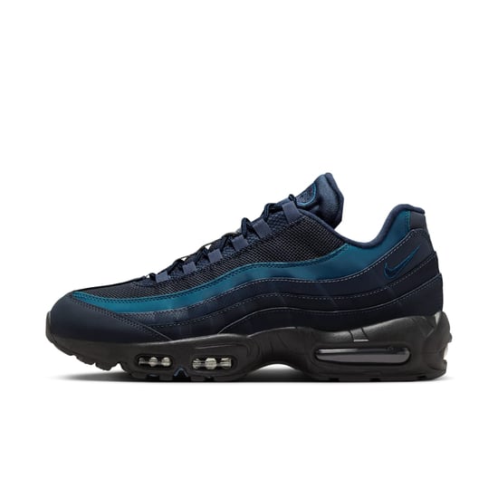 Nike Air Max 95 Black Thunder Blue Trainers - Image 2