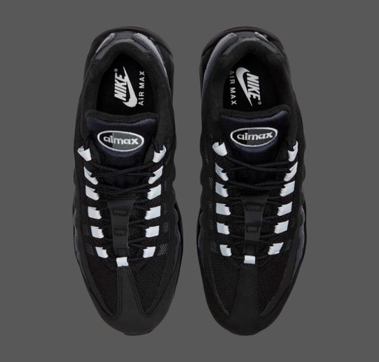 Nike Air Max 95 Black Grey Gradient Trainers  - Image 5