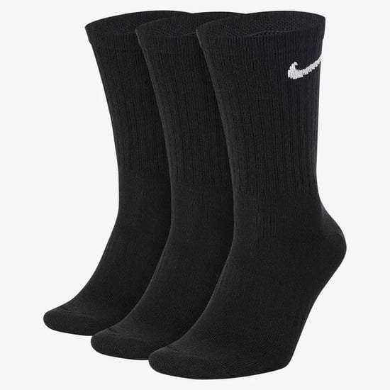 Nike Lightweight Training Unisex Black Crew Socks SX7676 (3 Pairs) - Image 1