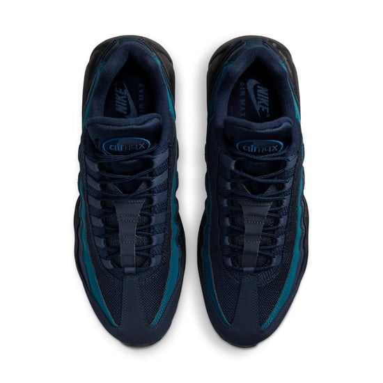 Nike Air Max 95 Black Thunder Blue Trainers - Image 3