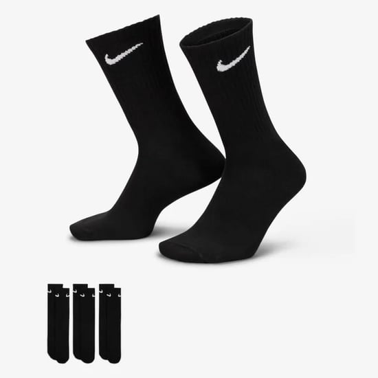 Nike Lightweight Training Unisex Black Crew Socks SX7676 (3 Pairs) - Image 3
