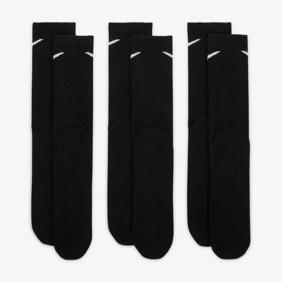 Nike Lightweight Training Unisex Black Crew Socks SX7676 (3 Pairs) - Image 5