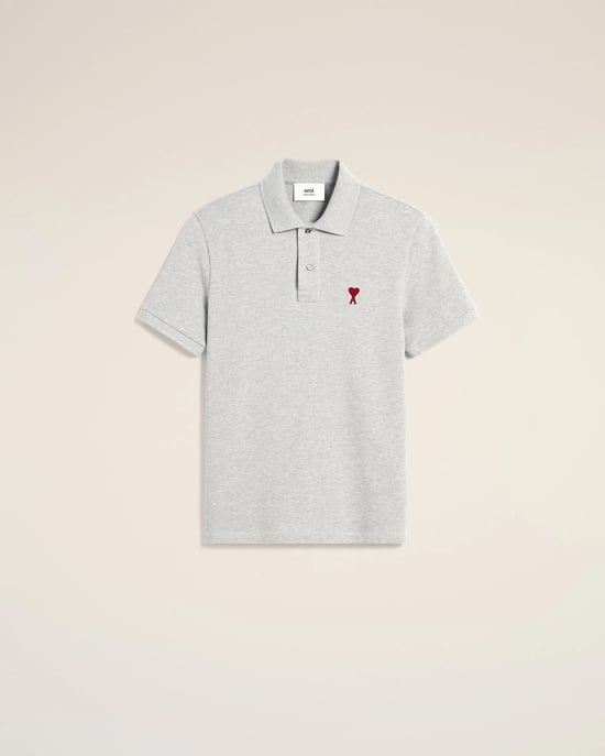 Ami de Coeur Cotton Polo Grey - Image 1