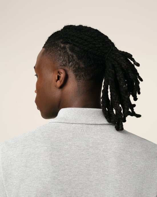 Ami de Coeur Cotton Polo Grey - Image 4