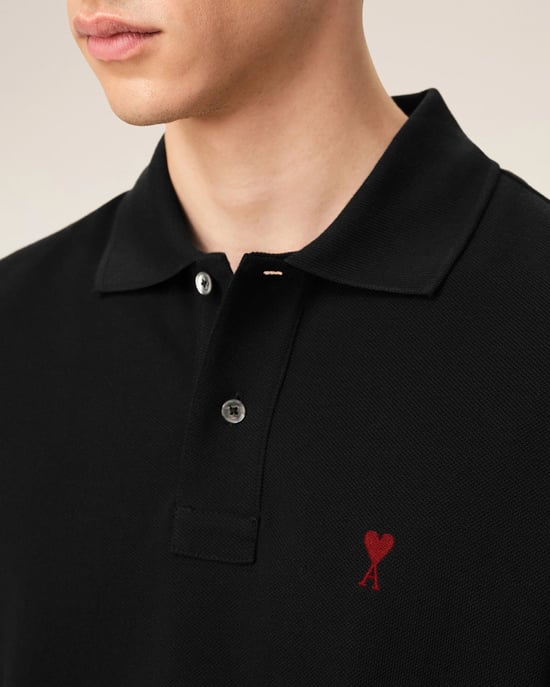 Ami de Coeur Cotton Polo Black  - Image 2
