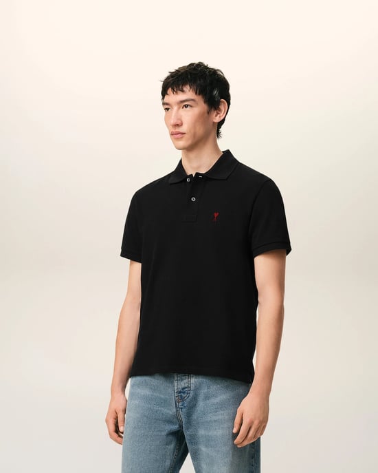 Ami de Coeur Cotton Polo Black  - Image 3