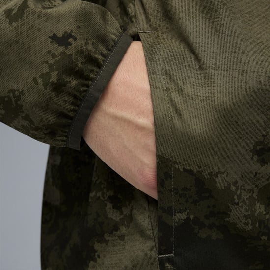 Men's Puma Monay Hooded Short Puffer Jacket in Dark Olive - Image 6